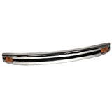 Vw Bug Chrome Stock Front Bumper Kit W/Amber Turn Signals, Brackets 1968-73