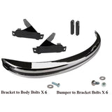 Vw Bug 1968-73 Rear Bumper Kit With All Brackets, Hardware, Seals