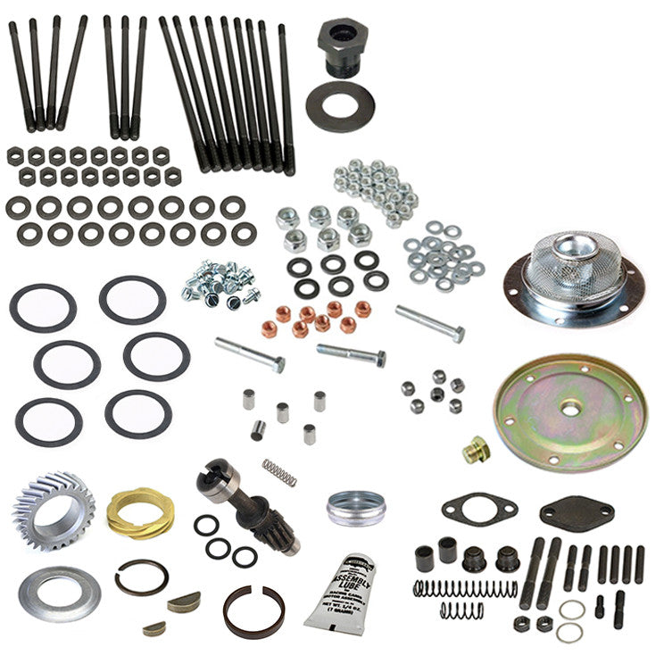 Vw Bug Engine Rebuild Hardware Kit, 8mm Head Studs, Crank Gears, Gland Nut