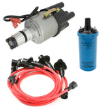 Vw Bug Ignition Kit W/Empi 9441 Electronic 009 Dist, Marflex Coil, Red Wires