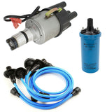 Vw Bug Ignition Kit W/Empi 9441 Electronic 009 Dist, Marflex Coil, Blue Wires