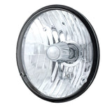 ULTRALIT 7" Halogen Crystal Headlight With Glass Lens 65/55W