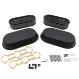 PMO Induction Short Water Shield Air Cleaner Kit, Dual Weber Carburetors. Pair