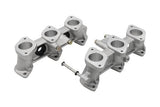 PMO Intake Manifolds 82mm Tall, Carbureted or MFI 40x32mm Raw Aluminum Finish