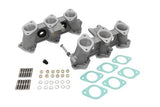 PMO Intake Manifolds 100mm Tall, Motronic Injection 46x42mm Raw Aluminum Finish