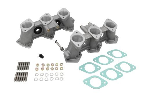 PMO Intake Manifolds 100mm Tall, Motronic Injection 50x42mm Raw Aluminum Finish