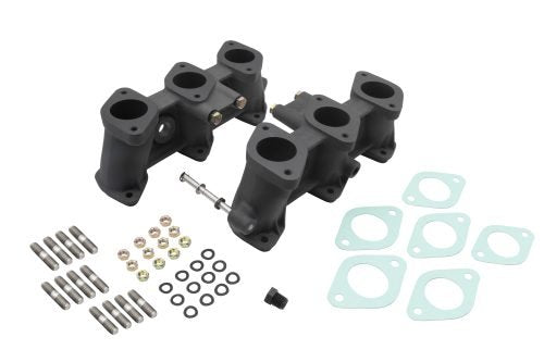 PMO Intake Manifolds 100mm Tall, CIS Injection 46x39mm Rennsport "R" Finish