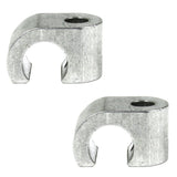 Billet Clamp Mount For Push Pull Shielded Throttle Cables, Pair - Moore Parts