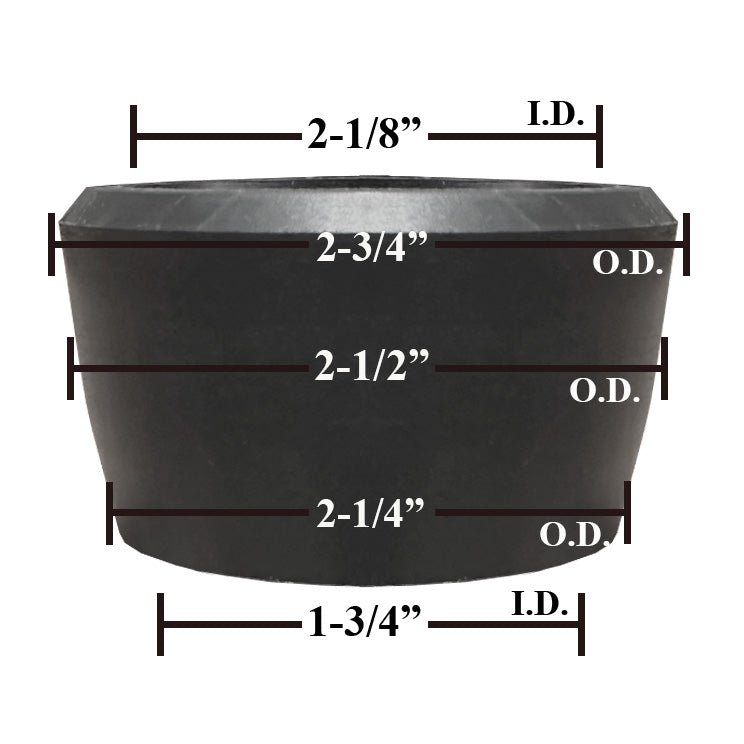 Dual Carburetor Synchronizer Adapter Boot Only For Weber, Stromberg, Solex - Moore Parts
