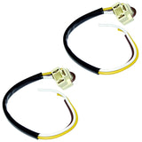 Empi 16 - 2102 Heavy Duty 3 Prong Headlight Wire Pigtail Vw Dune Buggy, Pair - Moore Parts