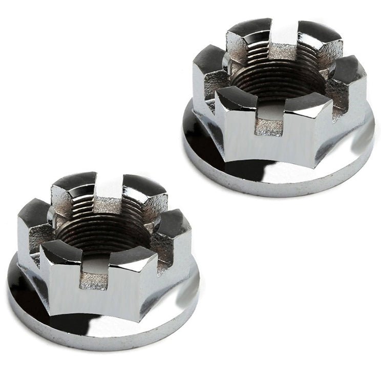 Empi 16 - 2420 Chrome 36mm Rear Axle Nuts For Vw Dune Buggy Baja Bug, Pair - Moore Parts