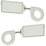 Empi 16 - 8571 Billet Aluminum Side View Mirror. Clamp On 1 - 1/2" Tube, Pair - Moore Parts