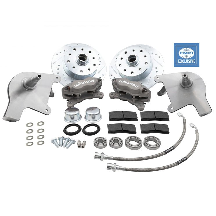 Empi 22 - 6160 - 0 Vw Bug Front Wilwood Disc Brake Kit, 5 Lug Porsche/Chevy 1966 - 77 - Moore Parts