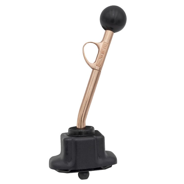 Empi 4472 Vw Bug Trigger Shifter 12" Tall Copper Plated Finish W/Black Knob - Moore Parts