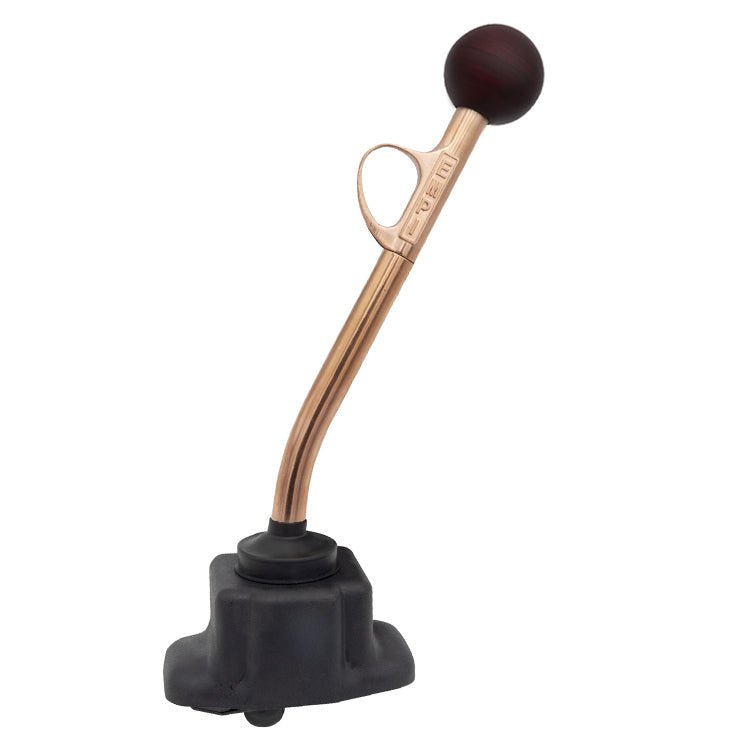Empi 4474 - 2 Vw Bug Trigger Shifter 13 - 1/2" Tall Copper Plated Finish W/Wood Knob - Moore Parts
