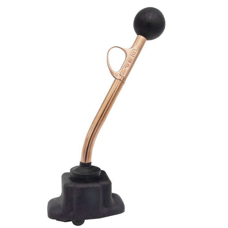 Empi 4474 Vw Bug Trigger Shifter 13 - 1/2" Tall Copper Plated Finish W/Black Knob - Moore Parts