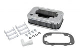 Empi 8806 Chrome Rectangular Air Cleaner Assembly - Weber 4 - 1/2" X 6 - 3/4" X 1 - 3/4" - Moore Parts