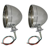 Empi 9307 - 7 Chrome 7" Headlight Housing Vw Bug, Baja Bug, Dune Buggy Manx, Pair - Moore Parts