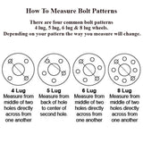 Empi 9503 Wheel Adapter 5 Lug VW Bug Drum To 4 Lug VW Bug Wheel, Set Of 4 - Moore Parts