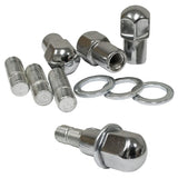 Empi 9511 Chrome Nut, Stud, Washer Kit, M14 - 1.5, (Mag Wheels) Set Of 4 - Moore Parts