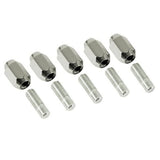 Empi 9533 Chrome Nut, Stud Kit, M12 - 1.5, 60 Degree (Steel Wheels) Set Of 5 - Moore Parts