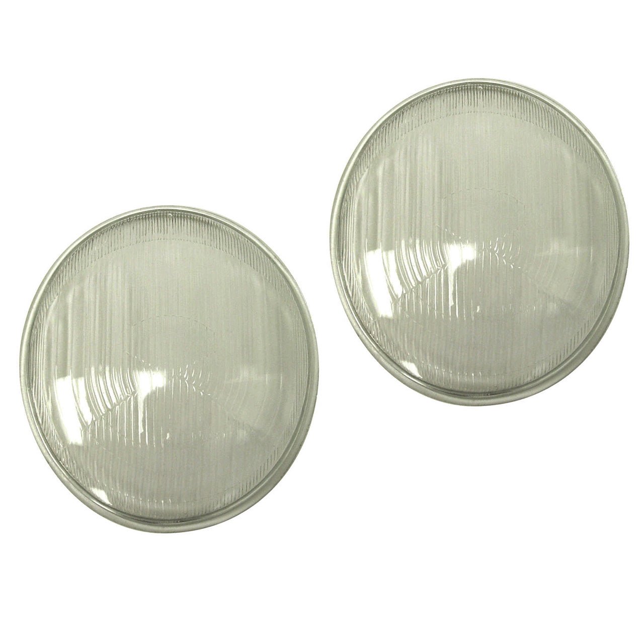 Empi 98 - 9502 Early Vw Bug Headlight Glass Lens 1950 - 66, Cibie Style, Pair - Moore Parts