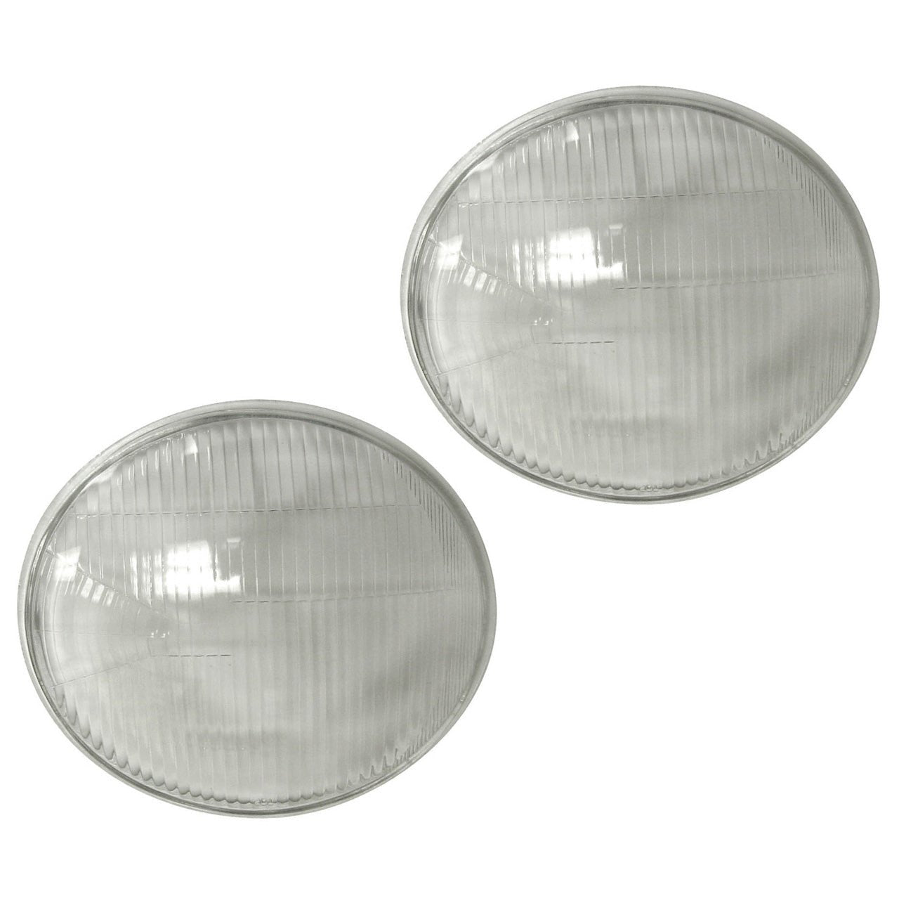 Empi 98 - 9504 Early Vw Bus Headlight Glass Lens 1950 - 67, Pair - Moore Parts