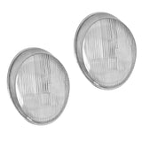Empi 98 - 9505 Early Vw Bug Headlight Glass Lens 1950 - 66, Porsche Style, Pair - Moore Parts