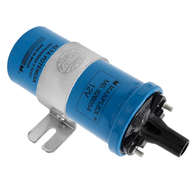 Empi Coil Bracket With Marflex 12 Volt High Energy Blue Ignition Coil, 3.5 Ohm - Moore Parts