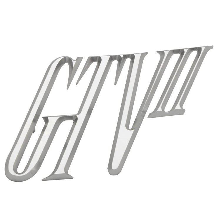 EMPI GTV II Billet Aluminum Decklid Emblem, Vw Bug Body Emblem - Moore Parts
