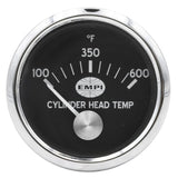 EMPI GTV Rally Gauge, Cylinder Head Temp (100 - 600 Degrees) 2 - 1/16” Diameter - Moore Parts