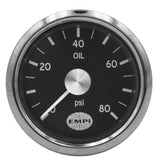 EMPI GTV Rally Gauge, Oil Pressure (0 - 80 PSI) 2 - 1/16” Diameter - Moore Parts