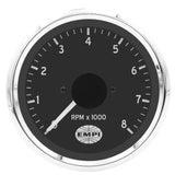EMPI GTV Rally Gauge, Tachometer (0 - 8000 RPM) 3 - 1/8” Diameter - Moore Parts