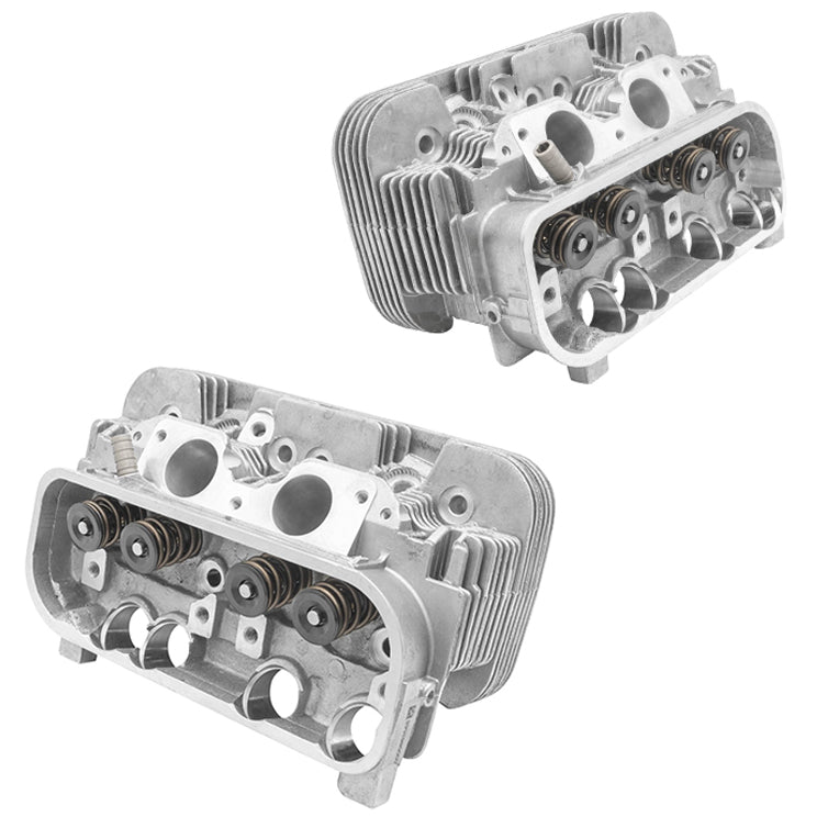 EMPI Super Vee Complete Cylinder Head 46 X 38mm, 2.0 Liter Type 4 Engines, Pair - Moore Parts