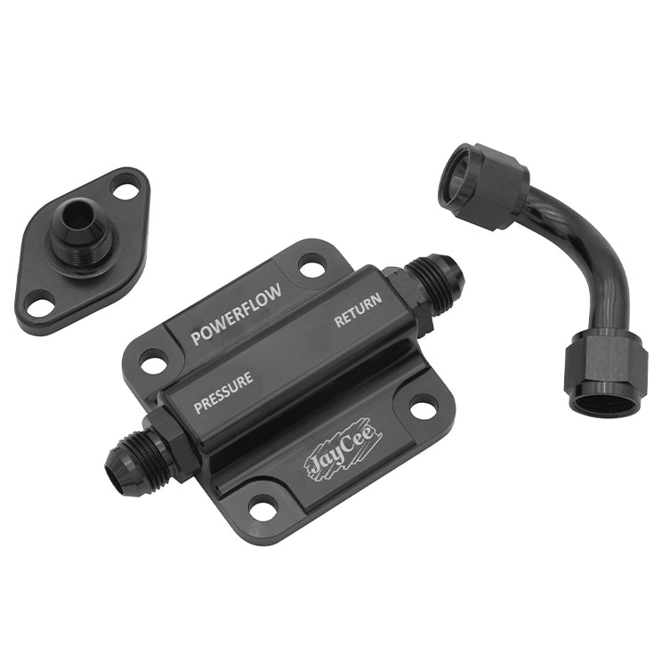 JAYCEE JC - 2134 Powerflow Oil System, Vw Bug Engines, Black Anodized - Moore Parts