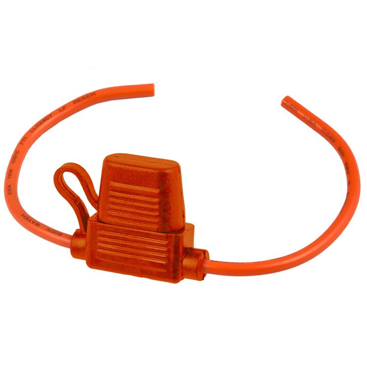 K4 Atc In Line Fuse Holder Only 12 Gauge Wire Up To 40 AMP Fuses - Moore Parts