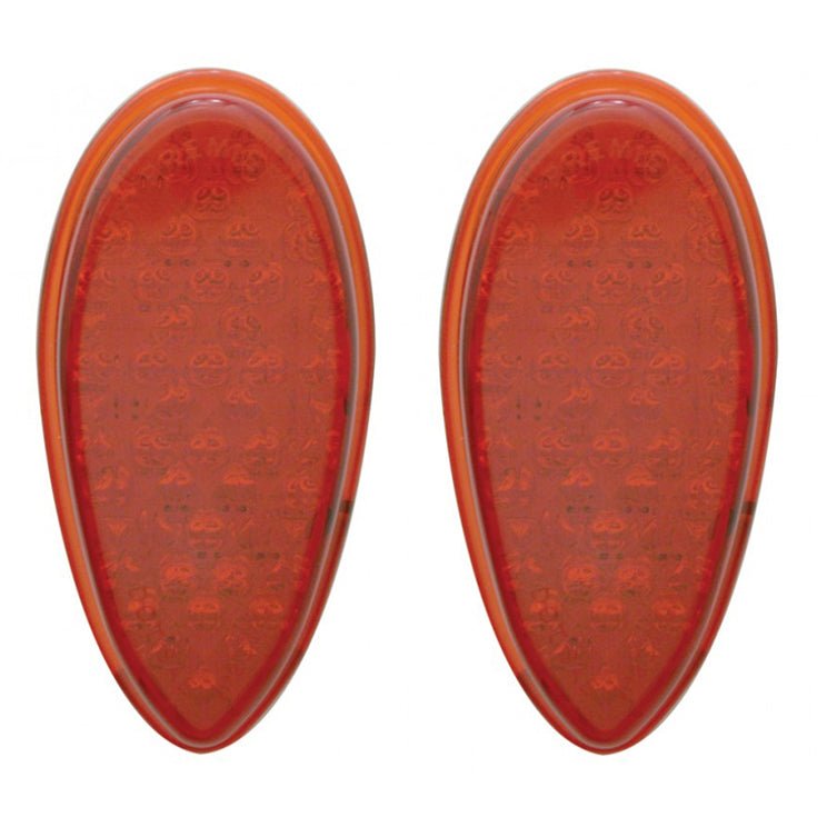 Led Ford Teardrop Tail Lights, 33 Led Lights, Pair - Moore Parts