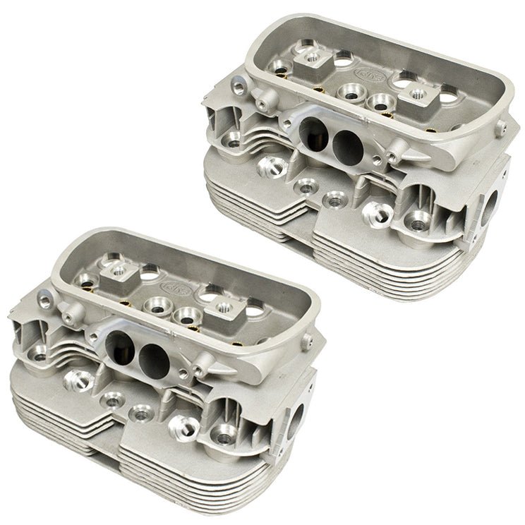 PAIR Empi 98 - 1355 - B Bare Stock Cylinder Head Vw Bug 35.5 X 32 Valve Seats 85.5 - Moore Parts