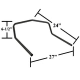 Rear Raw Steel Bumper - Manx Dune Buggy And Fiberglass Kit Cars - Moore Parts