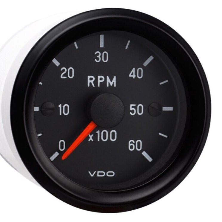 VDO 333958 Cockpit Series 2 - 1/16" 6000 Rpm Tachometer Gauge - Moore Parts