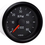 VDO 333958 Cockpit Series 2 - 1/16" 6000 Rpm Tachometer Gauge - Moore Parts