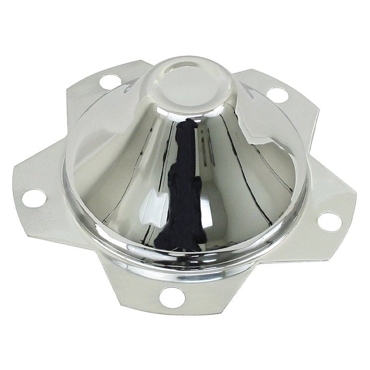 Vw 5 Lug Chrome Center Wheel Cap, Fits All Wheels With 6 - 1/2" Hole, Set Of 4 - Moore Parts