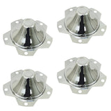 Vw 5 Lug Chrome Center Wheel Cap, Fits All Wheels With 6 - 1/2" Hole, Set Of 4 - Moore Parts