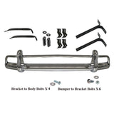 Vw Bug 1955 - 67 Front Bumper Kit With All Brackets, Hardware, Seals - Moore Parts