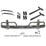 Vw Bug 1955 - 67 Rear Bumper Kit With All Brackets, Hardware, Seals - Moore Parts
