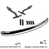 Vw Bug 1968 - 73 Front Early Blade Bumper Kit W/Conversion Brackets, Cal - Moore Parts