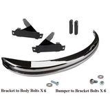 Vw Bug 1968 - 73 Rear Bumper Kit With All Brackets, Hardware, Seals - Moore Parts