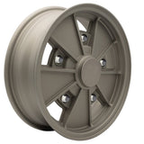 Vw Bug 5 Lug Wheel Package Bronze GTV 2 Empi BRM 15" X 5" & 6.5" Rims, Chrome Lugs - Moore Parts