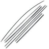 Vw Bug Aluminum Outside Molding Kit With Clips For Type 1 Beetle 1953 - 62 - Moore Parts