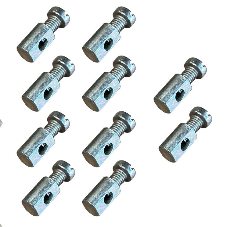 Vw Bug Carburetor Barrel Nut Solex 30PICT, 34PICT. Heater Cable Nut, 10 Pack - Moore Parts